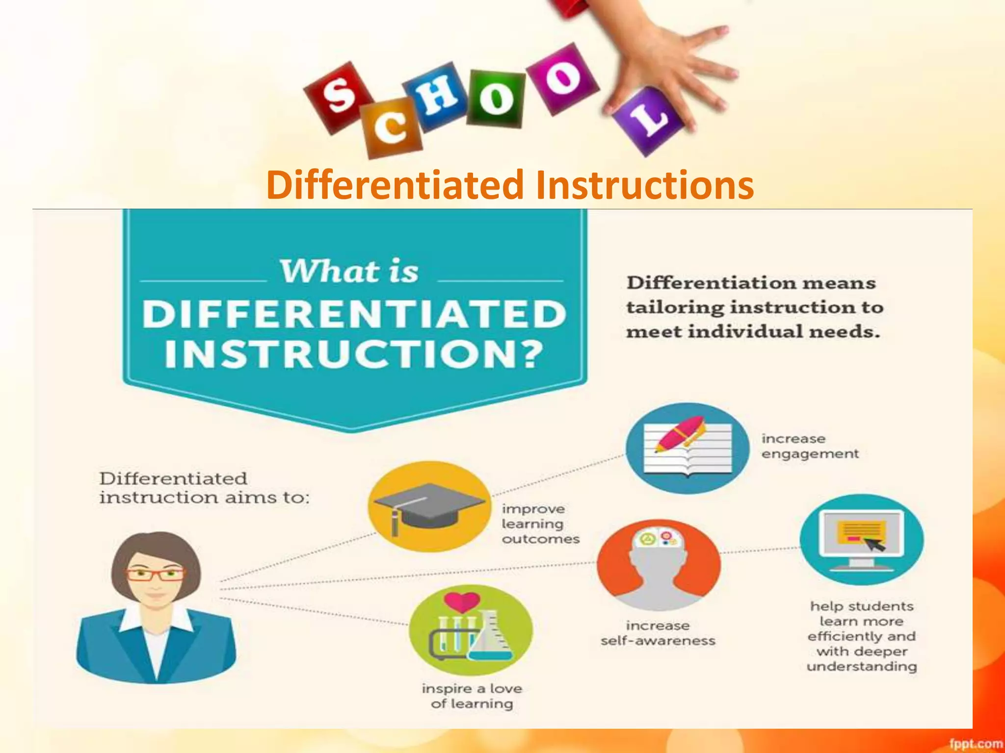 Differentiated Instructions
 