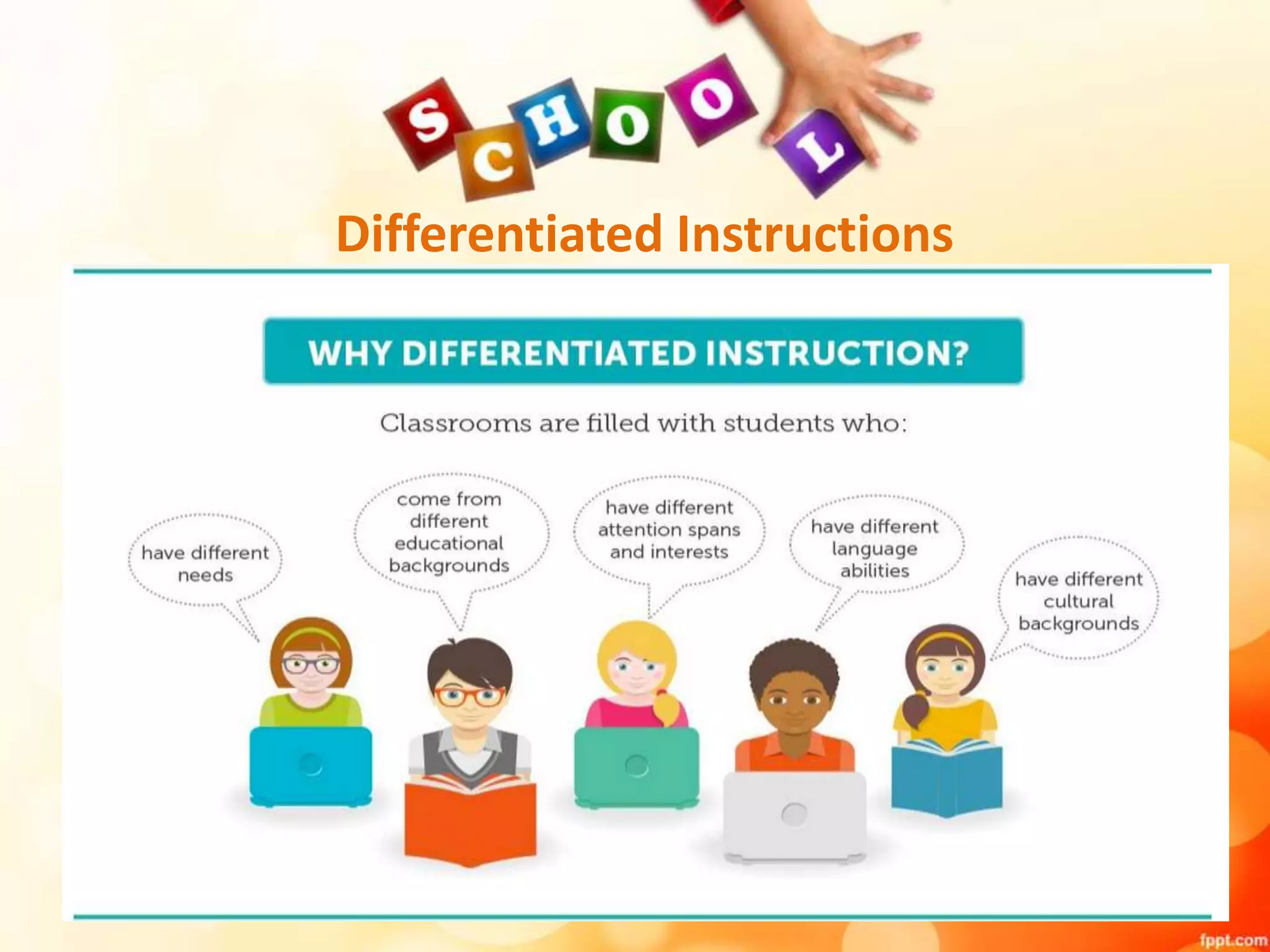 Differentiated Instructions
 