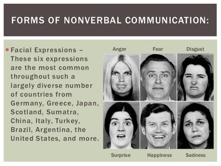 Speech nonverbal communication