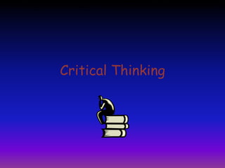 Critical Thinking Critical thinking is reasonable reflective thinking focused on deciding what to believe or do  