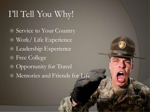 Speech #2 why join military Speech #2 why join military