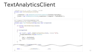 TextAnalyticsClient
12
 