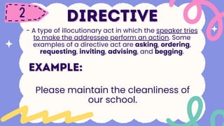 SPEECH ACT - LOCUTIONARY, ILLOCUTIONARY, PERLOCUTIONARY | PDF