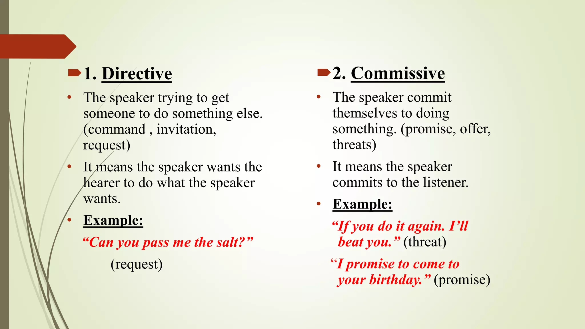 Speech Act Theory