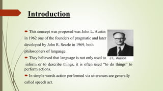 Speech Act Theory