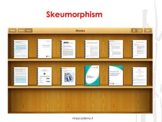 Skeumorphism




     ninjacademy.it
 