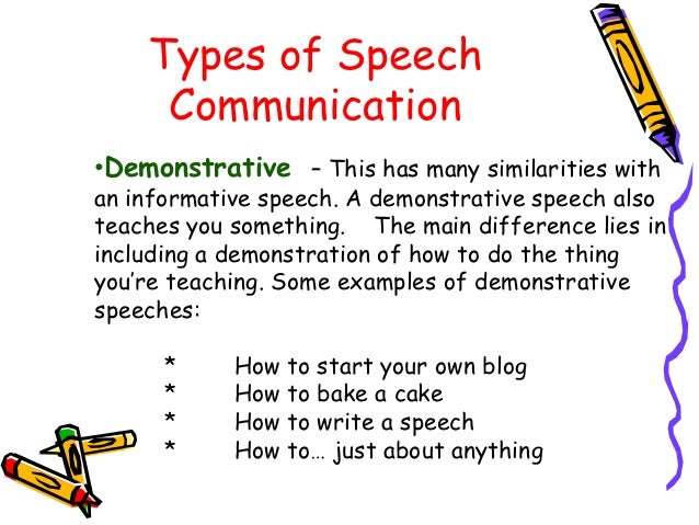 oral communication or speech