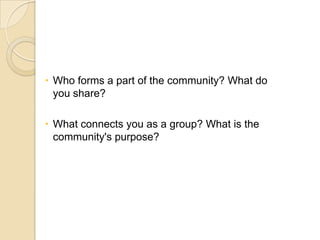 Speech communities | PPT