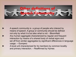 Speech Communities | PPTX