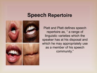 Speech Communities | PPTX