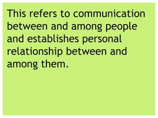 SPEECH CONTEXTS: INTRAPERSONAL, INTERPERSONAL, PUBLIC, & MASS ...