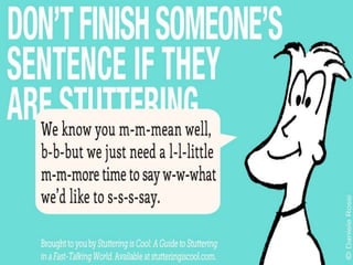 Splutter Definition Speech defects and speech | PPTX