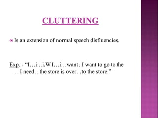 Splutter Definition Speech defects and speech | PPTX