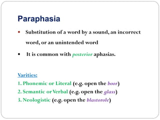 Speech disorders | PDF