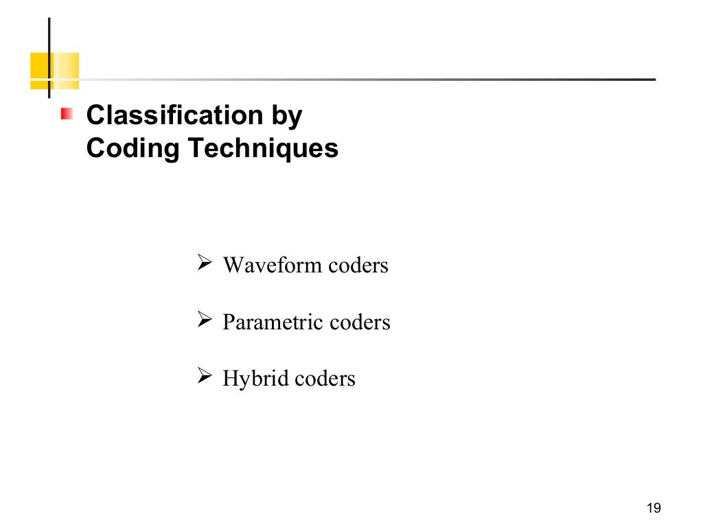 encoding in speech encoding in speech