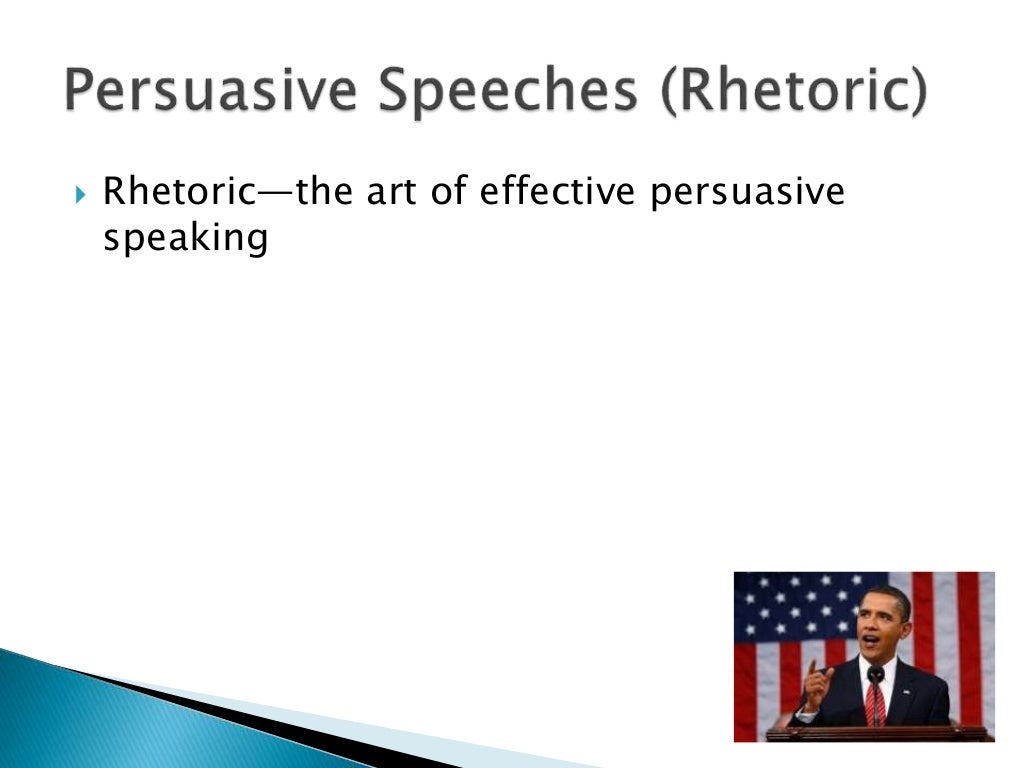 Speeches andrhetoric