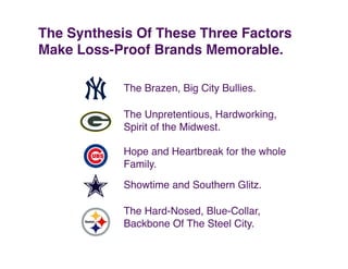 Building And Leveraging A Loss Proof Brand