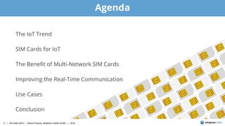 SIM based connectivity solution for IoT | PPTX