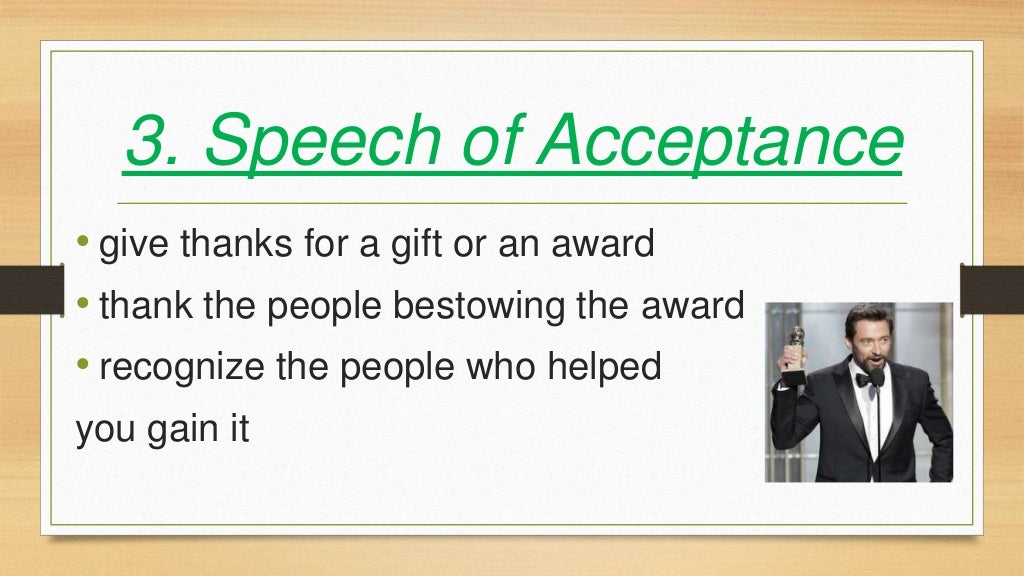 Speech for special occasion