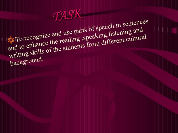 Parts of speech quest 1 - nouns Parts of speech quest 1 - nouns