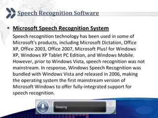 Speech Recognition by Iqbal