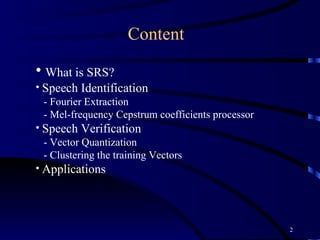 Speech Recognition System By Matlab | PPT | Digital Audio | Computer ...