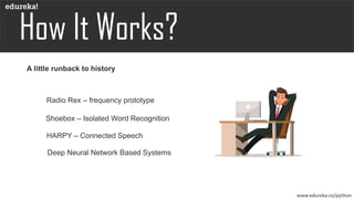 Speech Recognition Using Python | Edureka | PDF