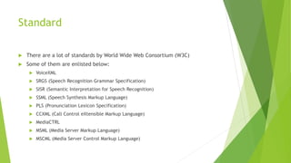 Speech recognition an overview | PPSX