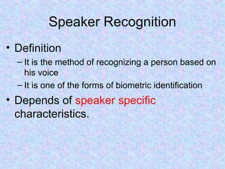 speech _ recognition _ presentation .ppt