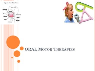 ORAL MOTOR THERAPIES
 