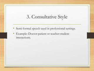 Speech_Styles_Lesson_Plan_PPT.p oral comptx | PPTX
