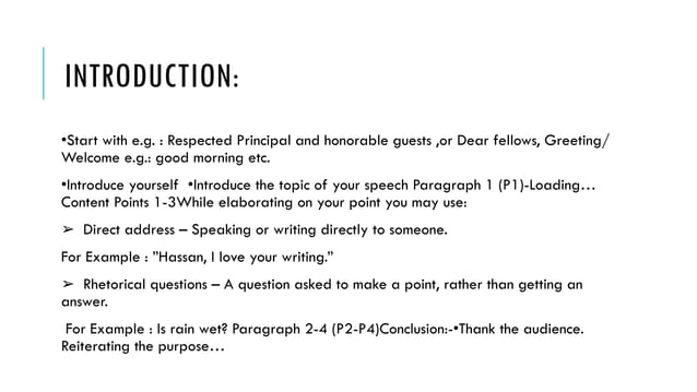 Speech writing and mastering the art of writing | PPT