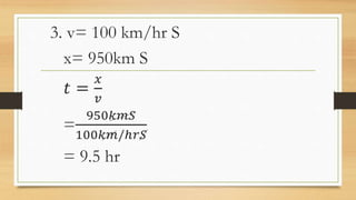 Speed and Velocity Science_Grade - Seven | PPTX