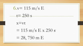 Speed and Velocity Science_Grade - Seven | PPTX