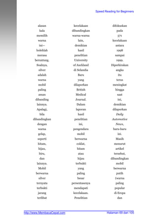 Speed Lain Speed reading-for-beginners | PDF