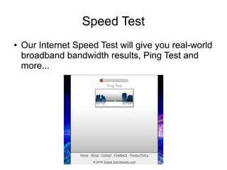 Speed Test | PDF