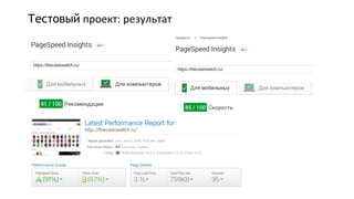 Тестовый проект: результат
 