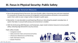 Focus on Counter-Terrorism Measures
36
 Due to the growing threat of terrorism, the issue of public safety is becoming mo...