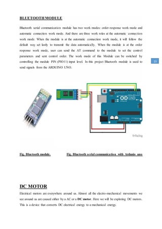 Speed and direction control of dc motor using android mobile application grv new1