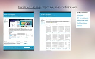 foundation.zurb.com: responsive, front-end framework
 