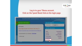 Speed Boost Voucher Activation