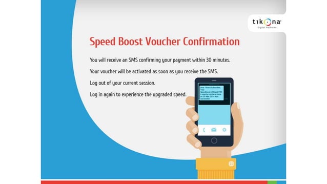 Speed Boost Voucher Activation | PPTX