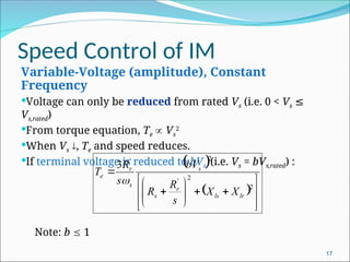 Variable Speed Control Templete speed_control_induction_motor_presentstion.ppt
