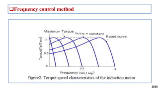 Basic Presentation on Speed control of induction motor | PPTX