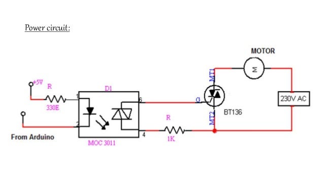 Triac based Speed control of an ac motor using DTMF technique