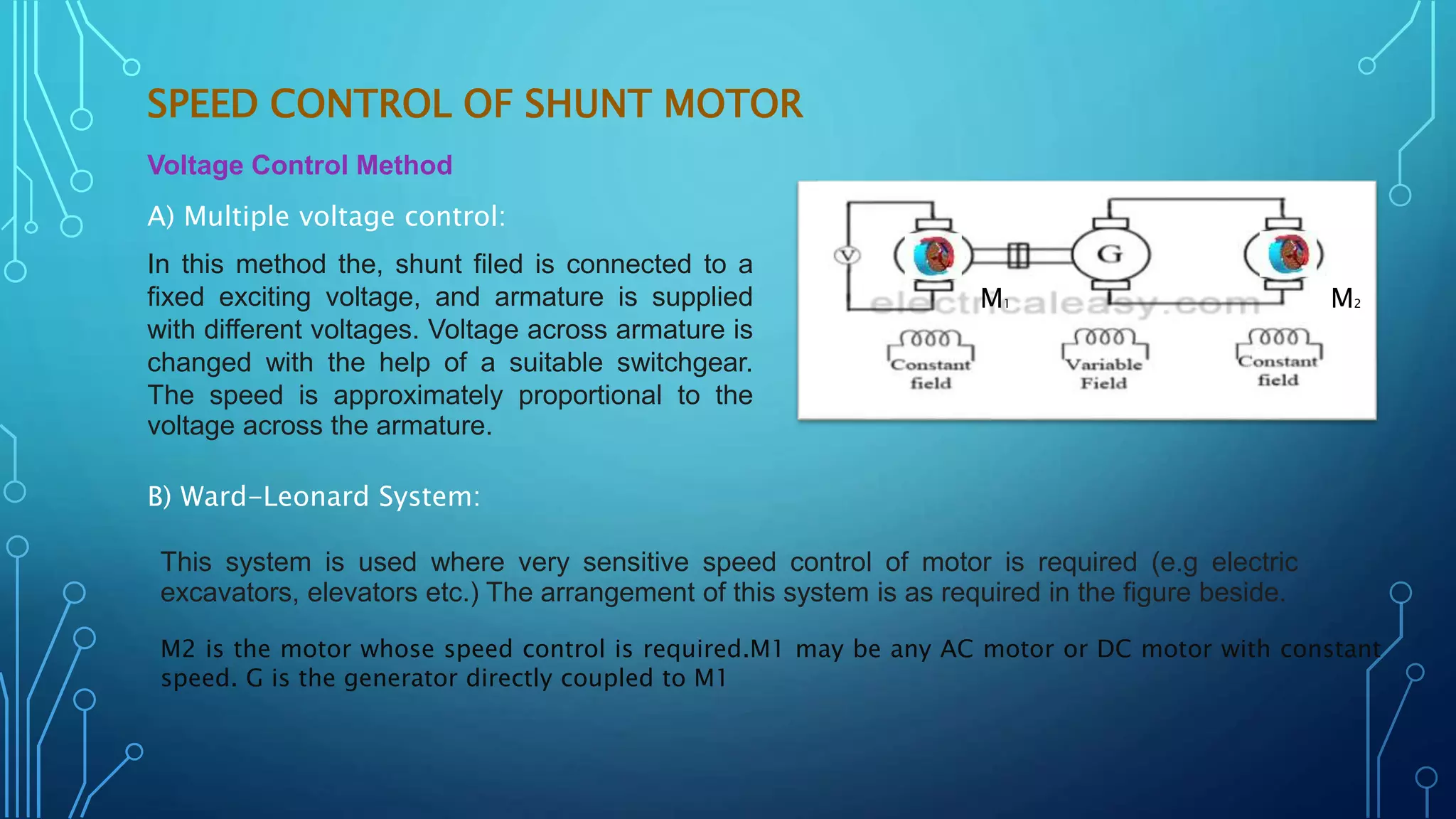 Speed control of dc motor PPT