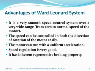Speed control of dc motor conventional methods and solid state control