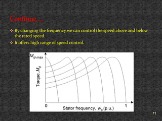 Speed control of three phase induction motor | PPTX