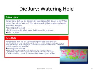 Die Jury: Watering Hole




       Matthias Pohle, Sven Krause   32
 