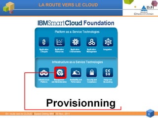 LA ROUTE VERS LE CLOUD




En route vers le CLOUD | Speed Dating IBM | 30 Nov. 2011   8
 